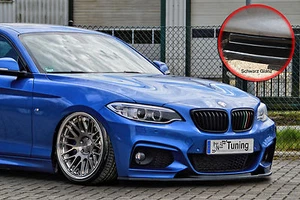 Spoilerschwert Frontspoiler ABS für BMW 2er F22 F23 M-Paket ABE schwarz glänzend - Bild 1 von 3
