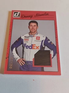 2023 Donruss Racing Denny Hamlin Retro Relic Red 012/250 - Picture 1 of 2