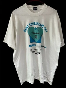 Paint Your Heart Out Anaheim 1993 Mens XL Double Tee T-Shirt Single Stitch NWOT - Picture 1 of 7
