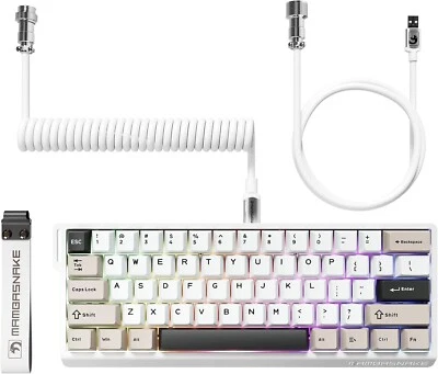 ATTACK SHARK x MAMBASNAKE X60 HE Rapid Trigger  Gaming Keyboard With C01 Cable - Image 1 of 4