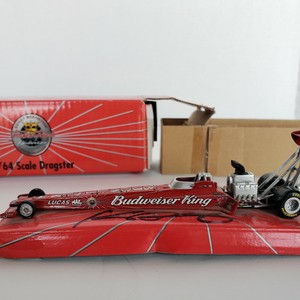 2002 1/64 Kenny Bernstein Autographed Forever Red Budweiser Top Fuel Dragster 