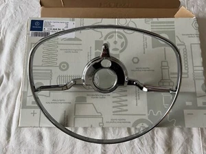 Anello di segnalazione cromato volante clacson Mercedes 600 W100 W108 W109 W111 W113 W114 - Foto 1 di 4