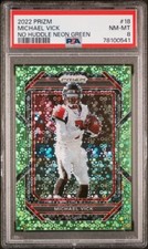 Panini Prizm Michael Vick No Huddle Neon Green Prizm /5 PSA SP POP 1