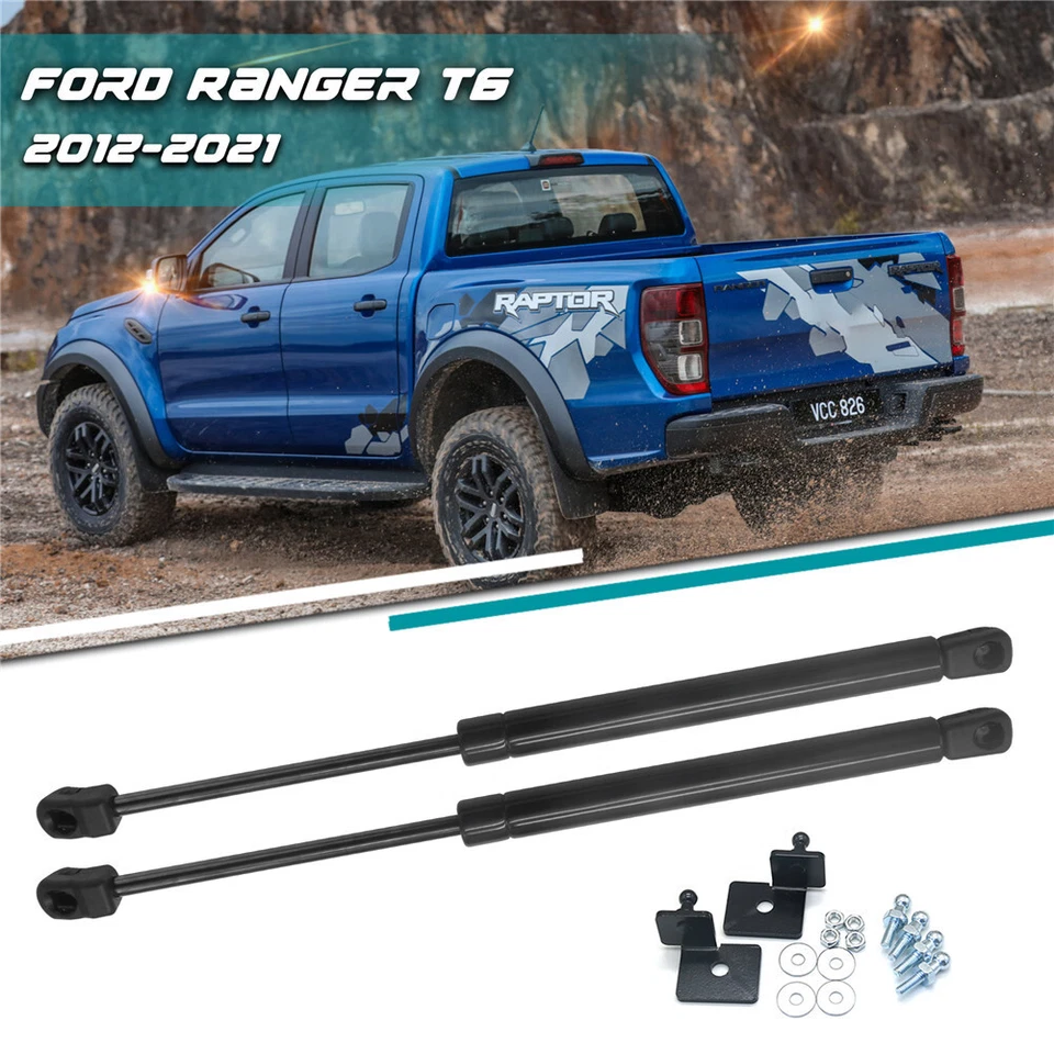 Front Hood Lift Supports Gas Struts For Ford Ranger T6 Slowdown Shock Damper - Image 1 of 4