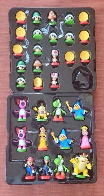 Nintendo Super Marios Bros Collector's Edition Plastic Chess Pieces Complete  - Image 1 of 4