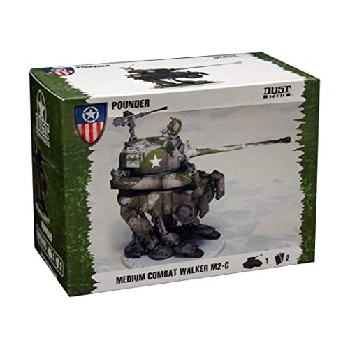 Dust Tactics Allies D501 Medium Combat Walker M2-C Pounder Mech Tank Miniature - Image 1 of 1