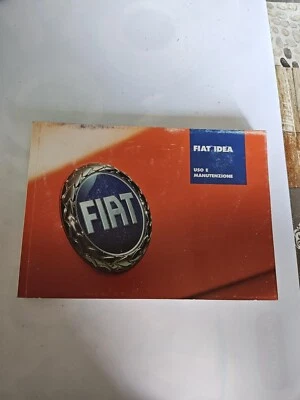 Libretto Uso E Manutenzione Fiat Idea 08/2003 - Immagine 1 di 4