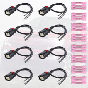 8X Ignition Coil Connector Plug Cable Wire For Ford V6 V8 Flex F150 5.0L 3.5 3.7 - Picture 1 of 12