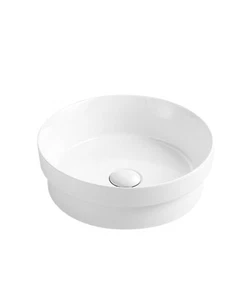 New Seima Semi Insert Ceramic Basin Round 360mm Gloss White ARKO 356 192626 - Picture 1 of 2