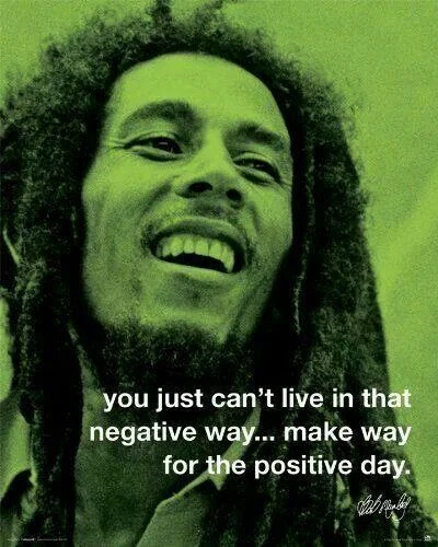BOB MARLEY Make Way For The Positive Day 16x20 in reggae music motivation poster