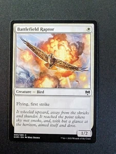 BATTLEFIELD RAPTOR #3 Kaldheim MTG - Picture 1 of 2