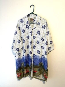 VTG Pineapple Connection Hawaiian Tropical Mens Small Button Up Shirt 2XT - Picture 1 of 7