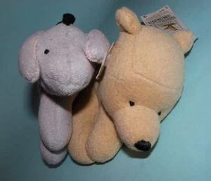 Gund, Disney, Winnie the Pooh and Eeyore, baby rattle 2pc set, New # 8053   - Picture 1 of 6