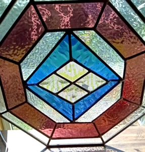 Atrapasol ventana vintage artesanal de 14" en forma de octágono - Imagen 1 de 13