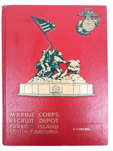 1978 Marine Corps Recruit Depot Anuario Parris Island SC pelotón 3011 - Imagen 1 de 3