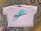 1990S Mikhail Baryshnikov Russian Ballet Dancer Pink T-Shirt Vintage Crop Top