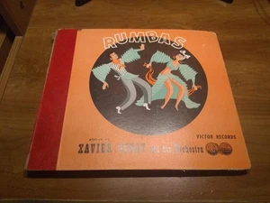 Rumbas by Cugat  P 67 Victor Records la bomba green eyes 4 disc box set - Picture 1 of 2