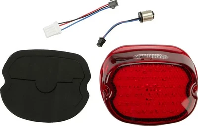 HardDrive Low Profile LED Tail Light - Clear Lens Motorcycle Street Bike - Image 1 of 3
