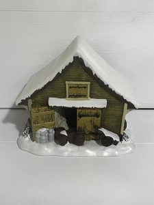Currier and Ives Village 2002 Winter Morning in the Country Barn - Imagen 1 de 8