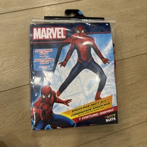 Spider-Man Marvel Comics Party Suit Costume Large 42-44 NEW One Piece Bodysuit - Picture 1 of 7