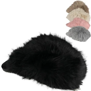 Flauschige bequeme Damen-Hausschuhe geschlossene Zehenpartie Damen-Slipper Kunstfell warm gefüttert Schuhe - Bild 1 von 17