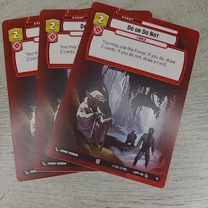 Star Wars Unlimited Legends of the Force Do or Do Not Weekly Promo Promo Playset - Bild 1 von 3