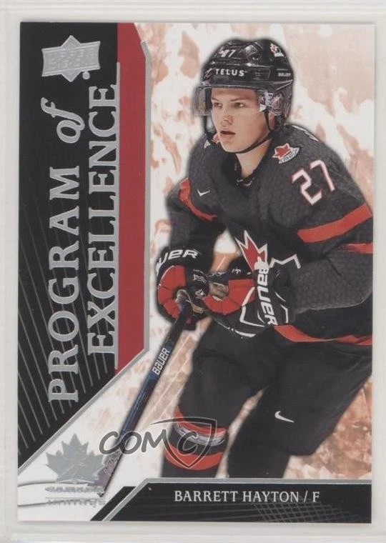 2019 Team Canada Juniors Program of Excellence Barrett Hayton #122 Rookie RC - Image 1 of 2