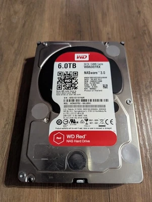 6 TB SATA Western Digital WD Red WD60EFRX-68L0BN1 HDD 3.5" Festplatte - Bild 1 von 2
