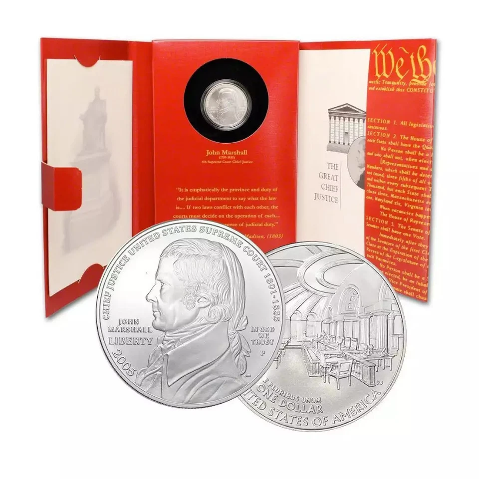 2005 John Marshall Coin and Chronicles Set - Image 1 of 1