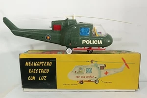Helicoptero Jyesa nº 166 de policia con caja y funcionando - Imagen 1 de 23