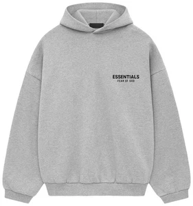 Fear of God Essentials Fleece Hoodie II 'Light Heather Grey' FW24 Authentic - Picture 1 of 2