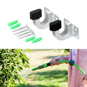 Garden Hose Reel Wall Mounted Hangers Multifunctional - Picture 1 of 7