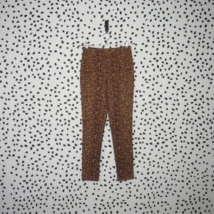 By The Way Crystol Brown Leopard Print High Waist Skinny Pants Size Small - Picture 1 of 11
