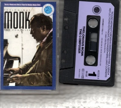 THELONIOUS MONK - The Composer - Cassette Tape Album *With Insert* Foto 1 de 2