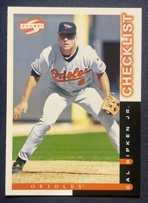 Бейсбольная карточка 1998 Score Cal Ripken Jr. контрольный список Зала славы Baltimore Orioles No268 - Изображение 1 из 4