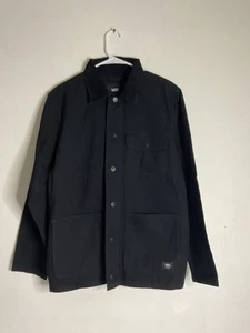 Vans Off The Wall Herren Drill Chore Mantel Cord Kragen Schwarz Jacke Gr. M - Bild 1 von 13