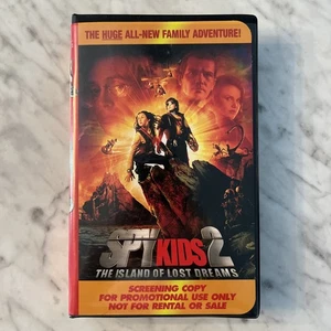 Spy Kids 2: Island of Lost Dreams (VHS 2003, cinta de demostración clamshell) ¡Probado en muy buena condición!  - Imagen 1 de 4