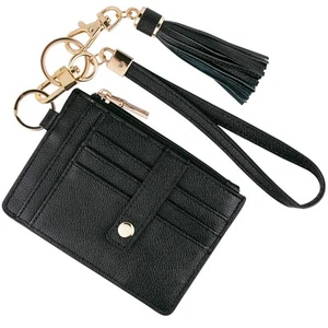 Small Wristlet Wallets for Women RFID Credit Card Holder Wallet Keychain Wris... - Picture 1 of 6