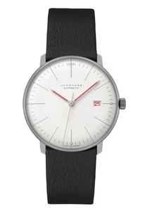 Junghans Max Bill Automatic Bauhaus 38mm White Dial Leather Watch 27/4009.02 - Picture 1 of 1