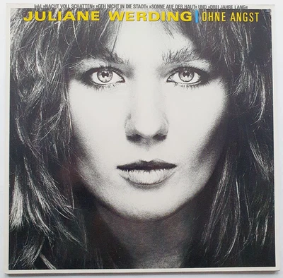 Juliane Werding – Ohne Angst (Vinyl, 1984), OIS mit Texten, sehr gut (VG++) - Bild 1 von 4
