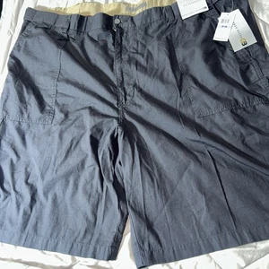 Pantalones cortos Geoffrey Beene nuevos con etiquetas. Cintura extensora 48 azul marino - Imagen 1 de 9