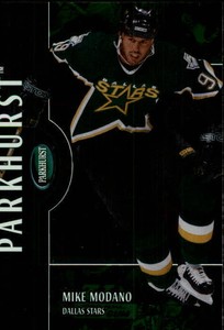 2002-03 Parkhurst Stars Hockey Card #22 Mike Modano