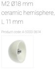 Renishaw M2,  Ø18mm Ceramic Hemisphere, L 11 mm, Product code: A-5000-3614