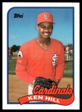 1989 Topps Traded Ken Hill RC St. Louis Cardinals #50T
