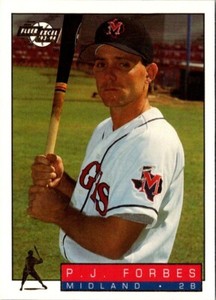 1993 Fleer Excel P.J. Forbes #25 Midland Angels Baseball Card