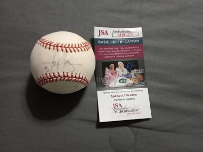 HAROLD BAINES Autografiado Firmado Rawlings Béisbol Certificado de Autenticidad JSA White Sox Hof Stain Foto 1 de 4