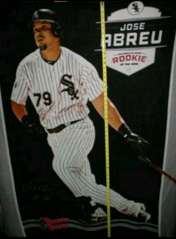 The CHICAGO WHITE SOX Baseball Jose Abreu SGA 7/17/15 NEW Fleece ROTY Blanket Cover