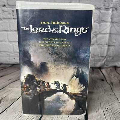 The Lord of the Rings (VHS, 2001, Rare Alternate Cover Clamshell) Animated - Image 1 of 4