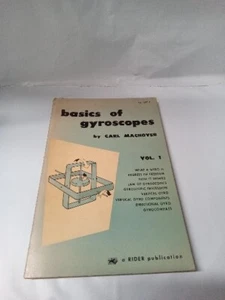 Basic OF Gyroscopes By Carl Machover VINTAGE 1ST EDITION 1960 - Picture 1 of 16
