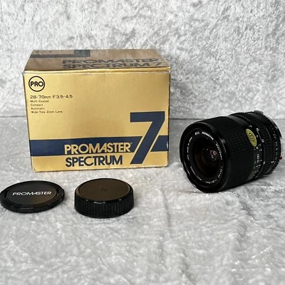 Promaster Spectrum 7 28-70mm 1:3.5-4.5 Lens for Pentax (P/R Mount) Auto Zoom Len - Image 1 of 3